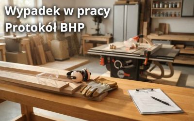 Wypadek w pracy: 14 dni na protokół BHP i historia stolarza z Podkarpacia